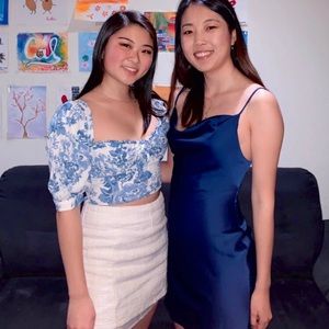 Forever 21 White Tweed Skirt